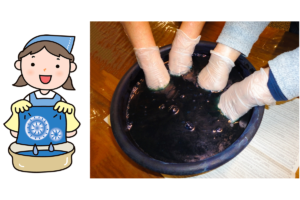 5/27 廣田さんちの土曜パン 藍染め体験！