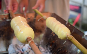 11/28 廣田さんちの金曜パン~たき火でバウムクーヘン